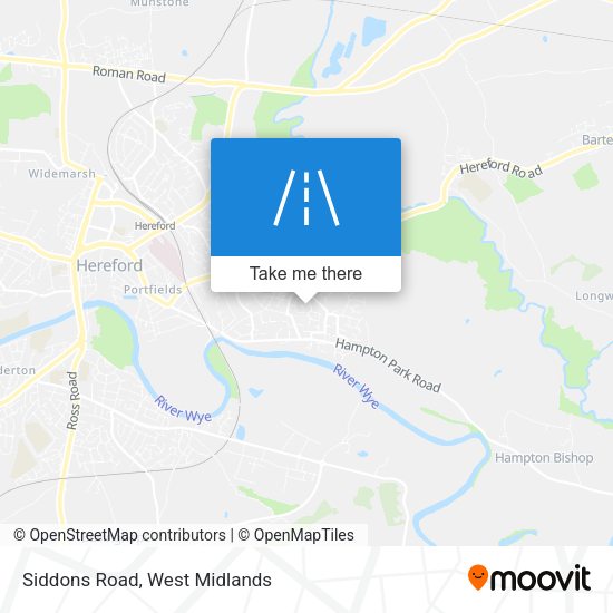 Siddons Road map