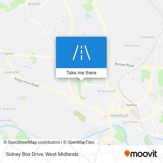 Sidney Box Drive map