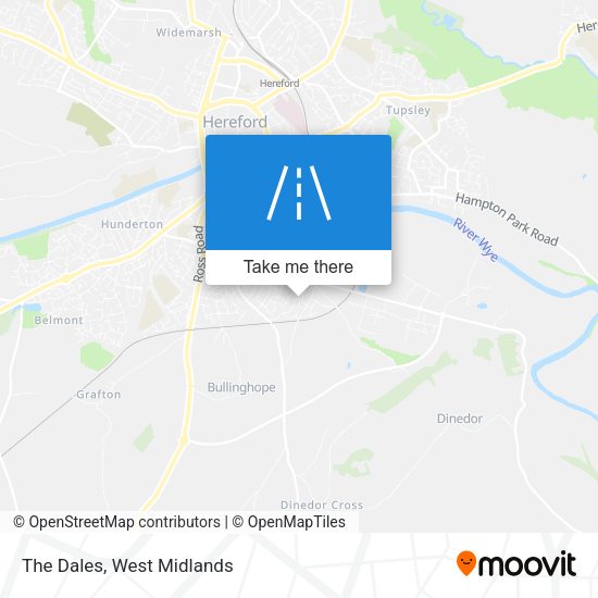 The Dales map