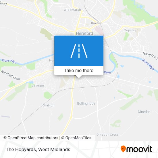 The Hopyards map