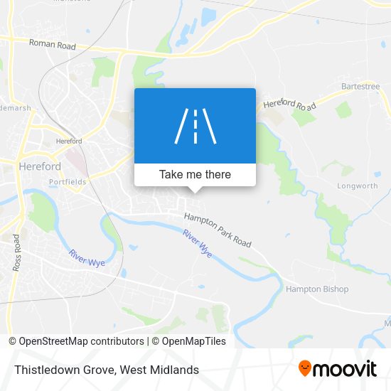 Thistledown Grove map