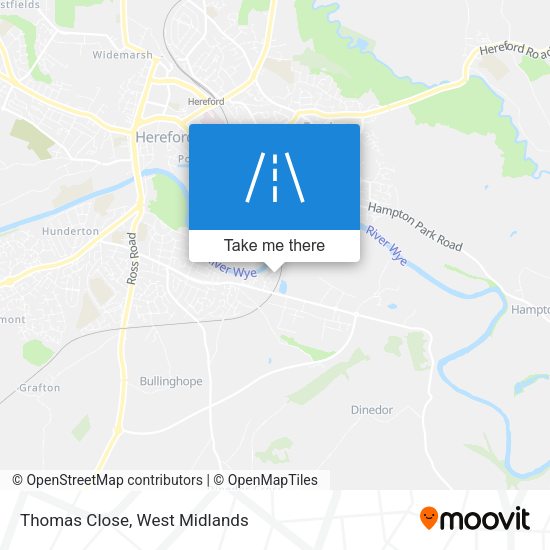 Thomas Close map