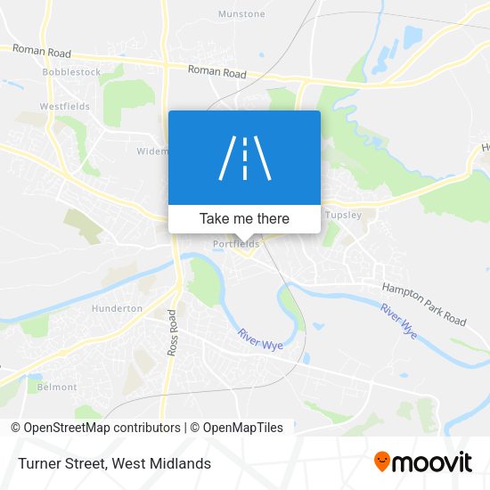Turner Street map