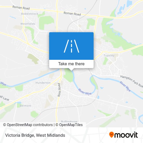 Victoria Bridge map