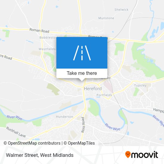 Walmer Street map