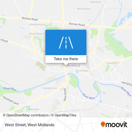 West Street map
