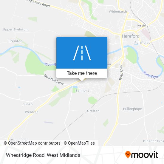 Wheatridge Road map