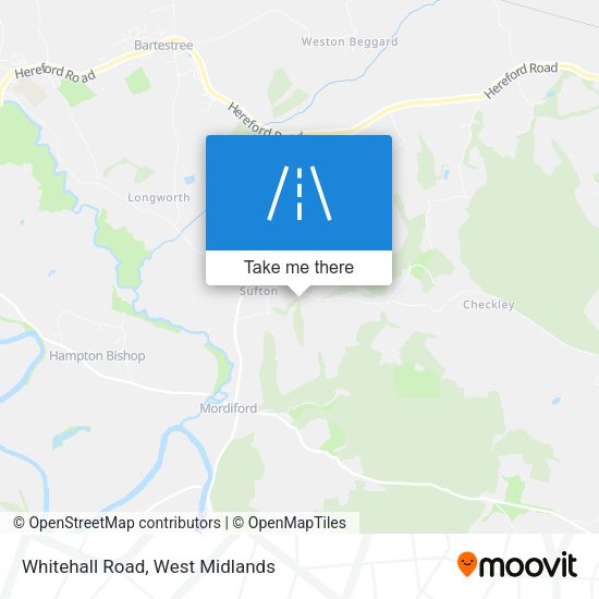 Whitehall Road map