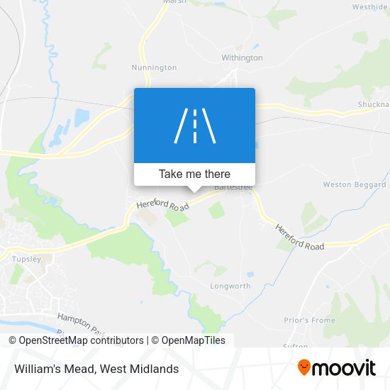 William's Mead map