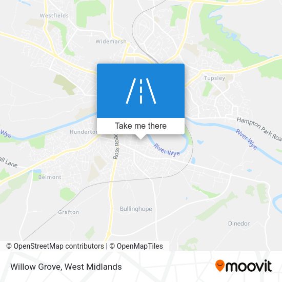 Willow Grove map