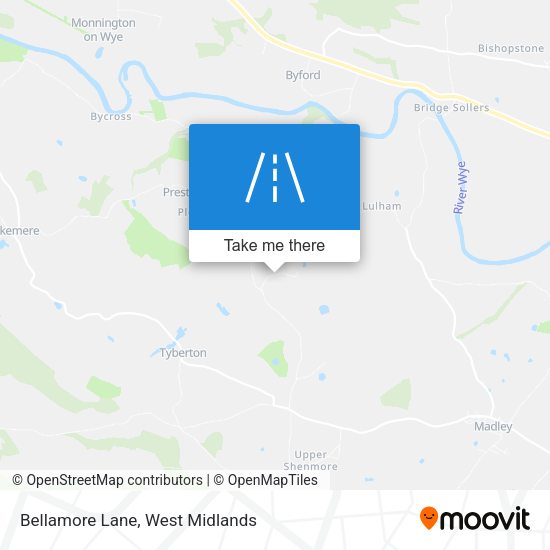 Bellamore Lane map