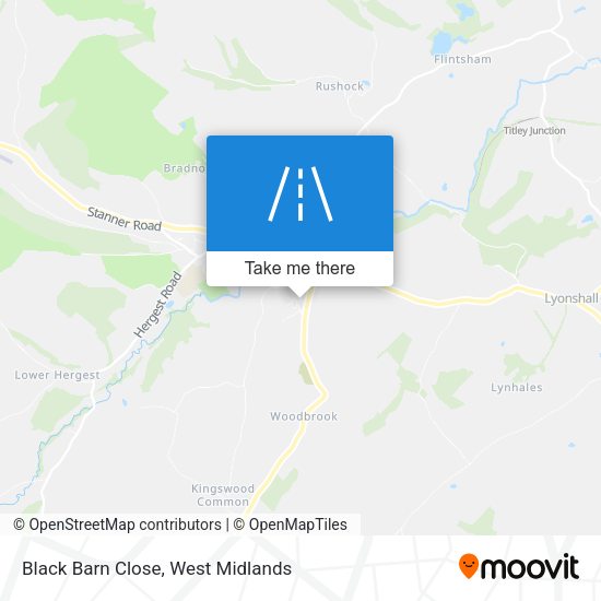 Black Barn Close map