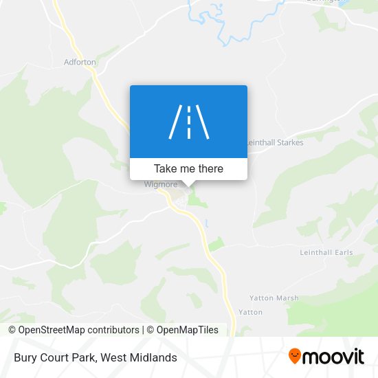 Bury Court Park map