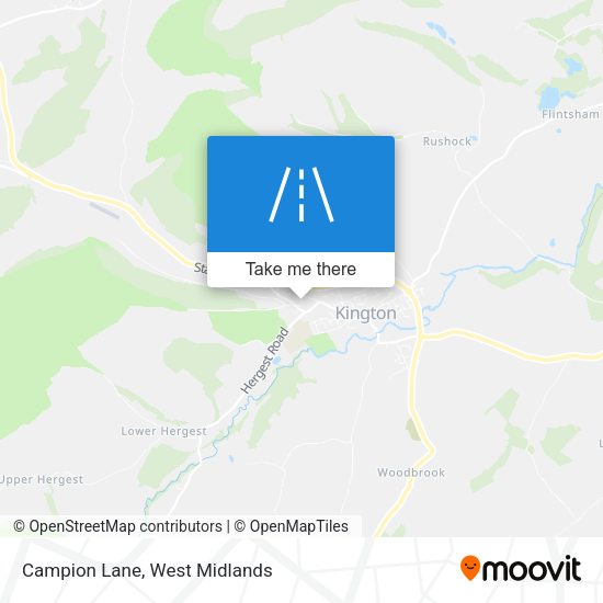 Campion Lane map