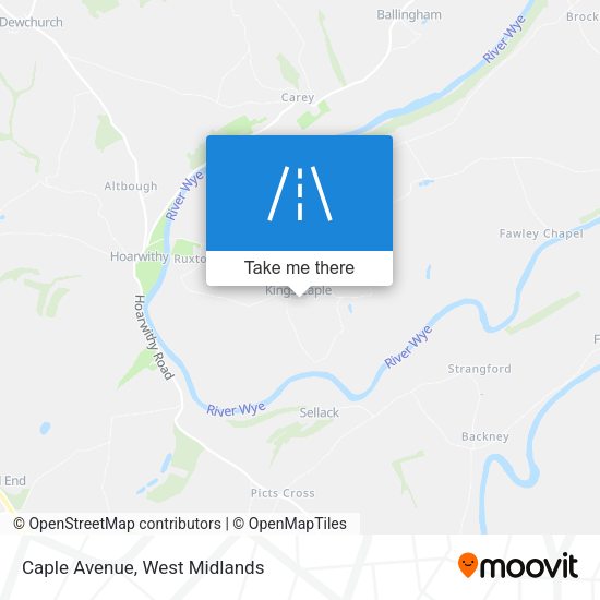 Caple Avenue map