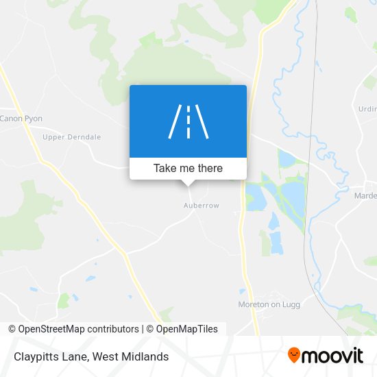 Claypitts Lane map