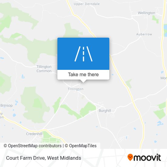 Court Farm Drive map