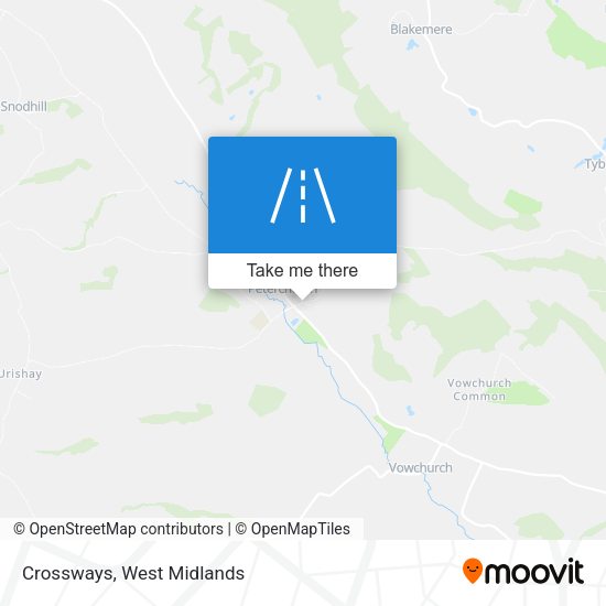 Crossways map
