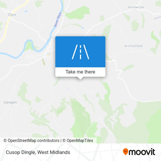 Cusop Dingle map