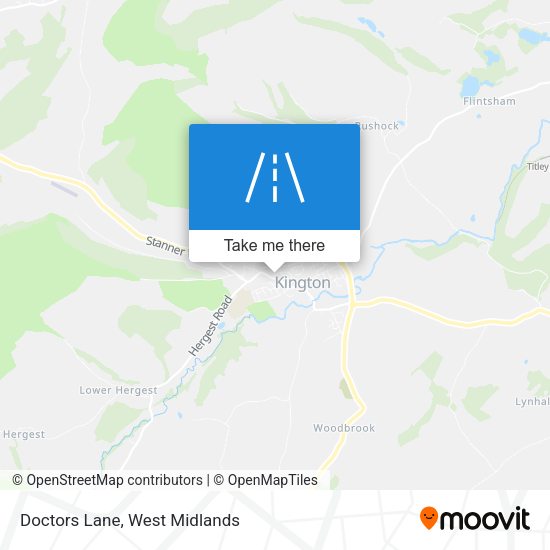 Doctors Lane map