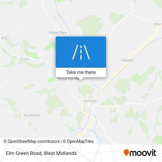 Elm Green Road map