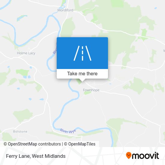 Ferry Lane map