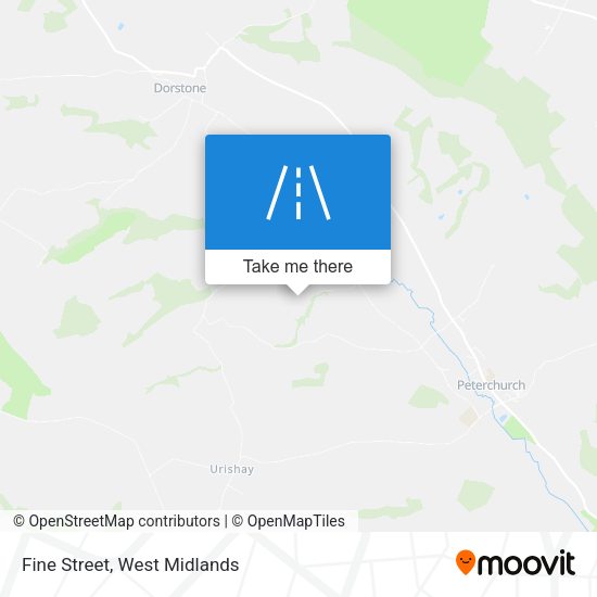 Fine Street map