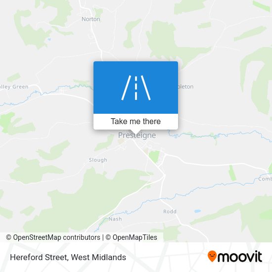 Hereford Street map