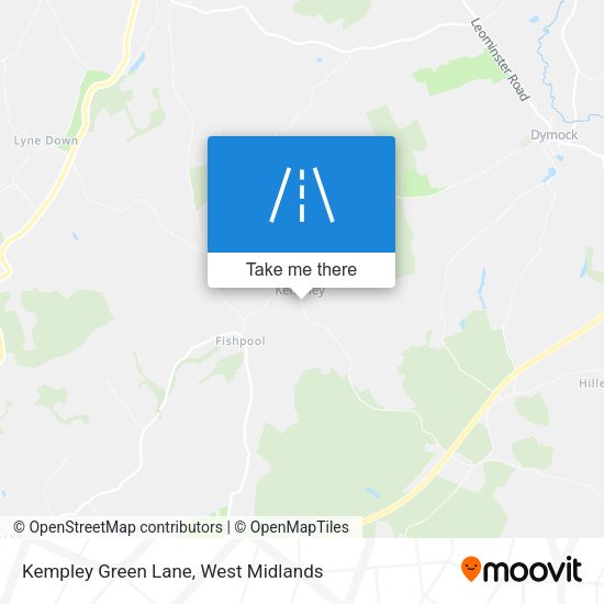 Kempley Green Lane map