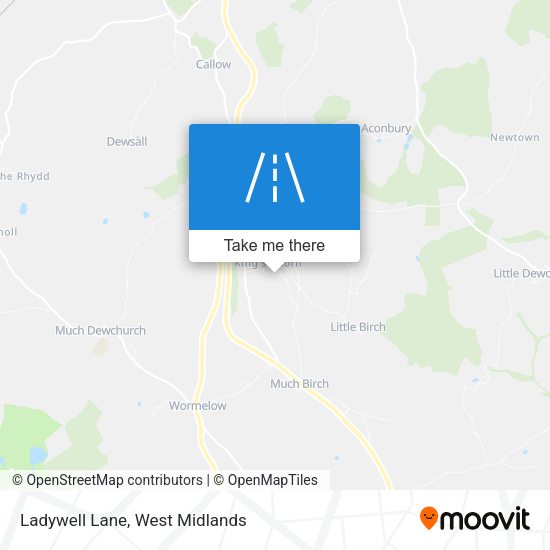 Ladywell Lane map