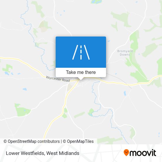 Lower Westfields map