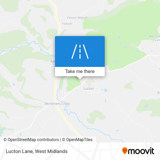 Lucton Lane map
