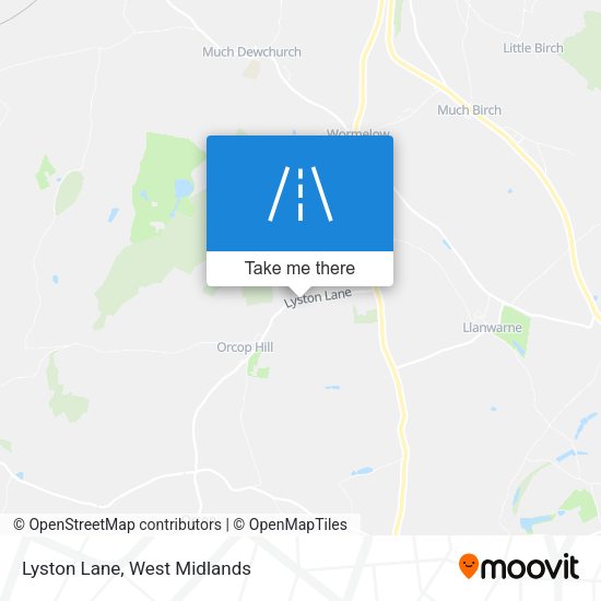 Lyston Lane map