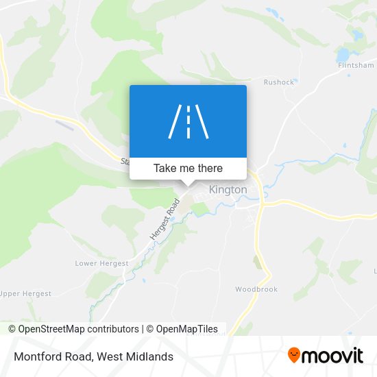 Montford Road map