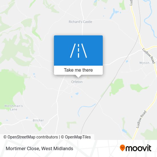 Mortimer Close map