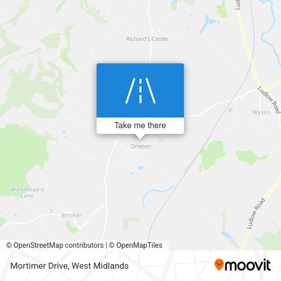 Mortimer Drive map