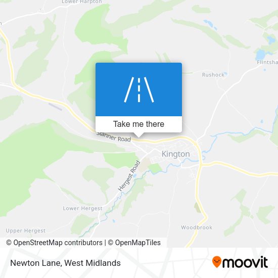Newton Lane map