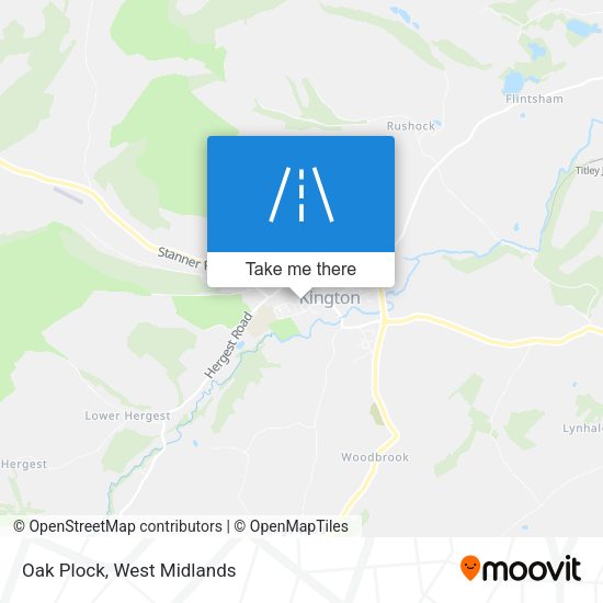 Oak Plock map