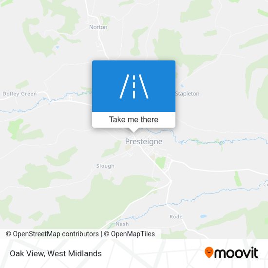 Oak View map