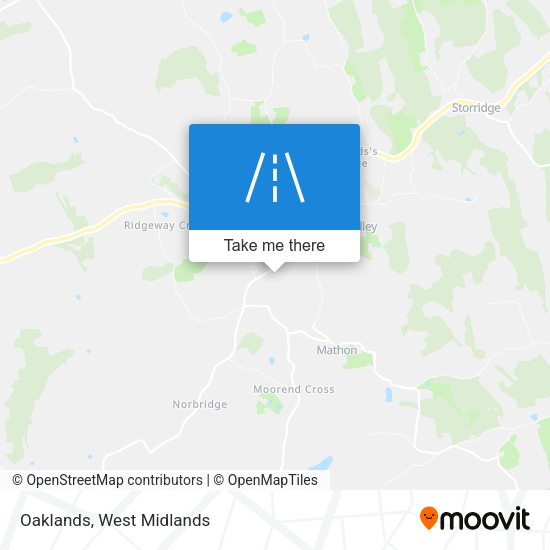 Oaklands map