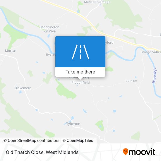 Old Thatch Close map