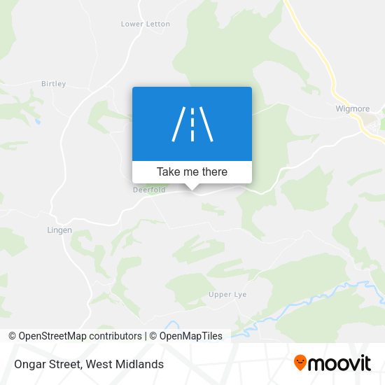 Ongar Street map
