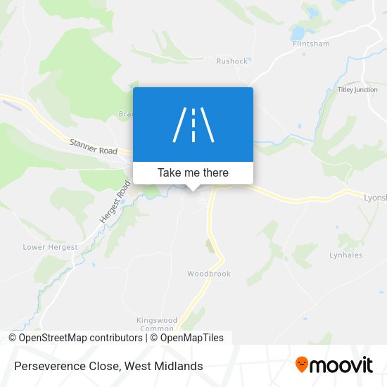 Perseverence Close map