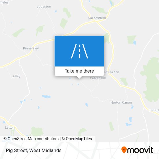 Pig Street map