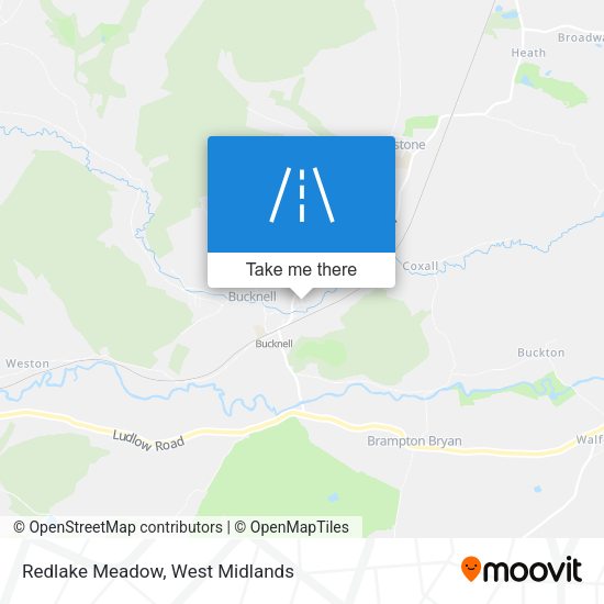 Redlake Meadow map