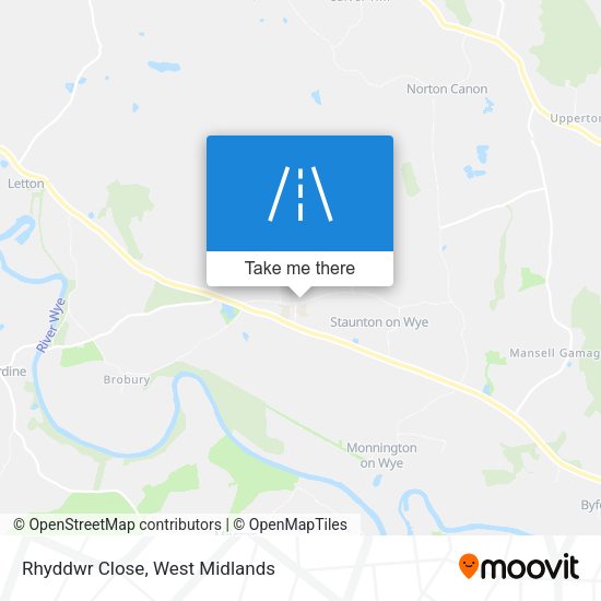 Rhyddwr Close map