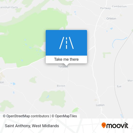 Saint Anthony map