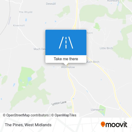 The Pines map