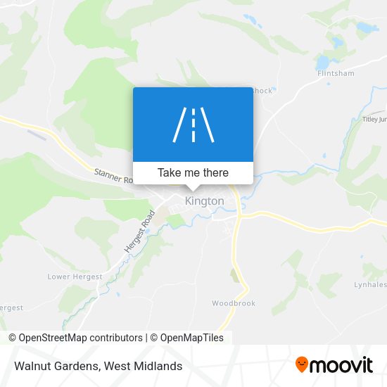 Walnut Gardens map