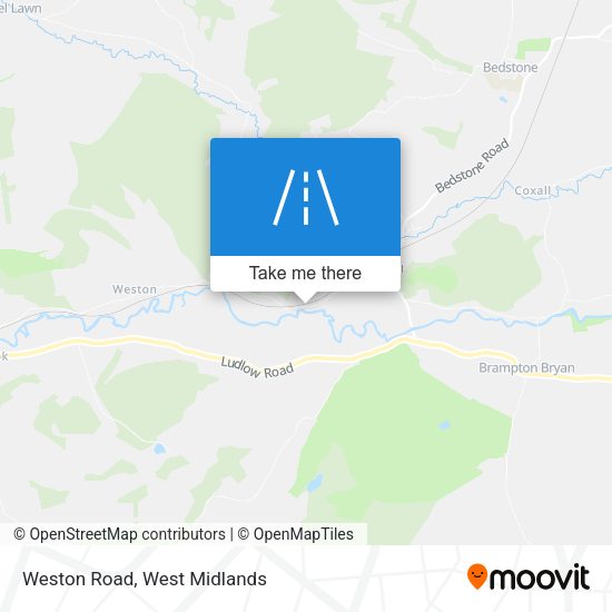 Weston Road map